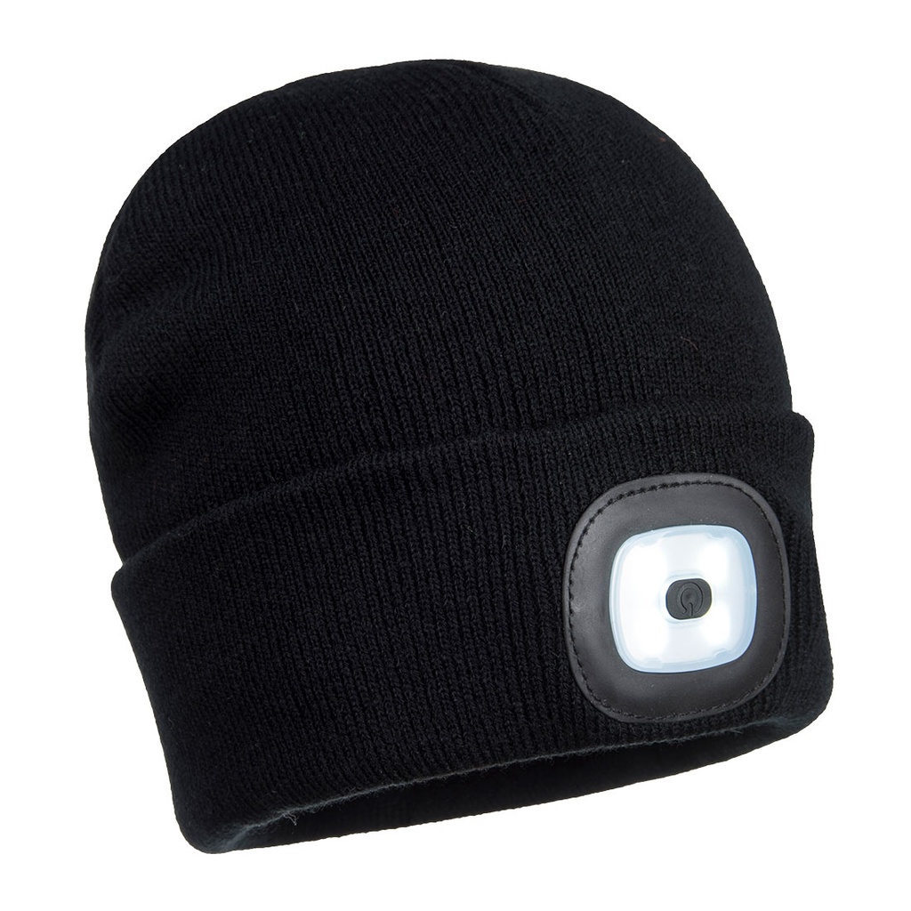 B028 - Gorro con doble LED recargable