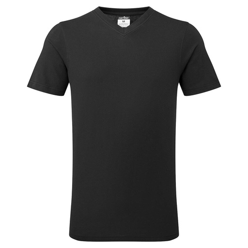 B197 - Camiseta de algodón con cuello en V