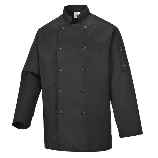 C833 - Chaqueta de cocina Suffolk, con manga larga