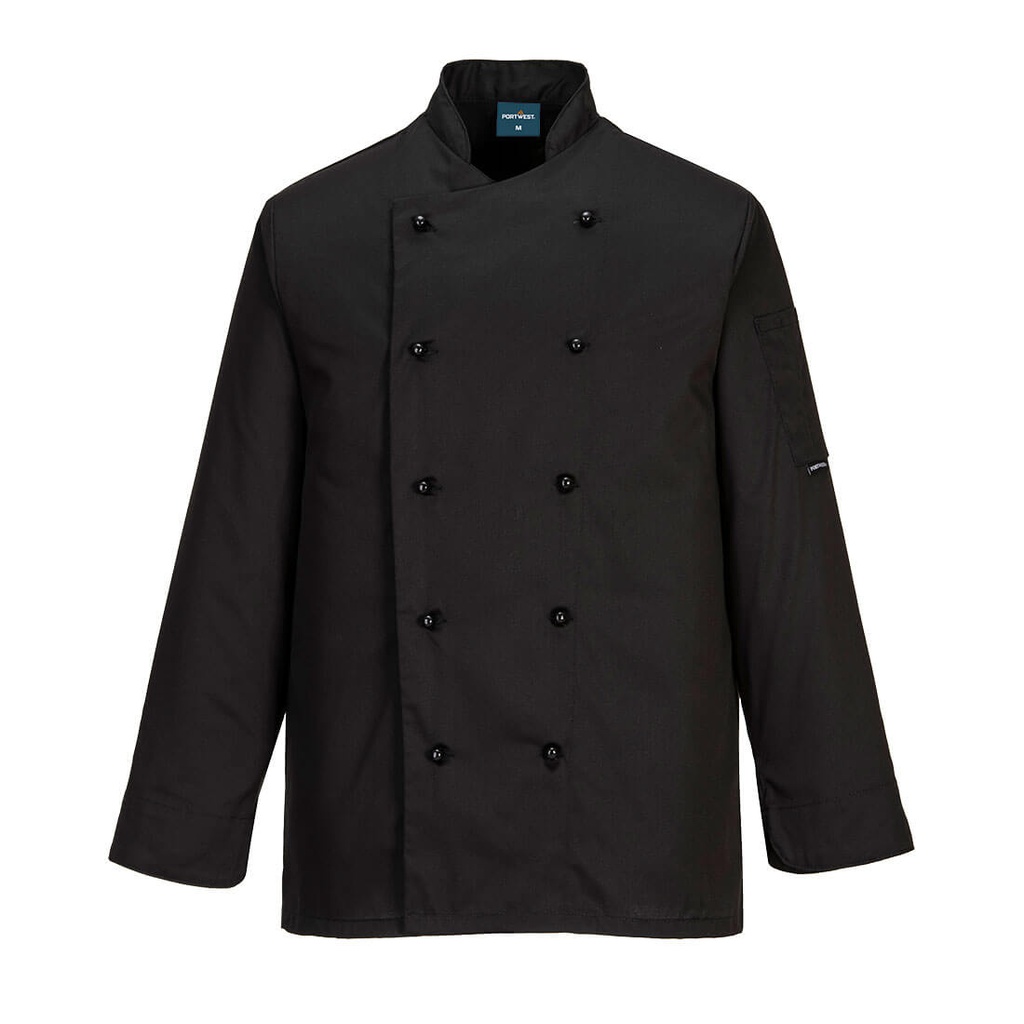 C834 - Chaqueta de cocina Somerset , con manga larga