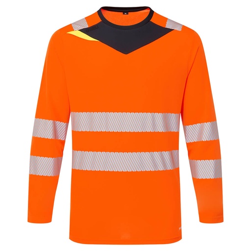 DX416 - Camiseta DX4 Hi-Vis, de alta visibilidad, manga larga