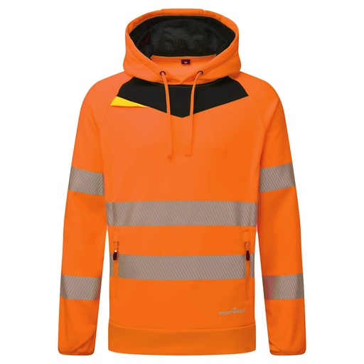 DX483 - Sudadera DX4 de alta visibilidad con capucha Overhead