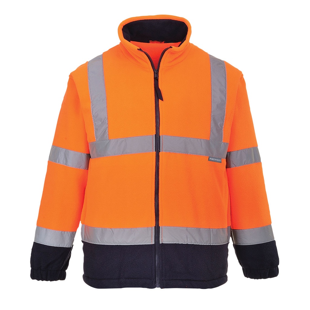 F301 - Forro polar bicolor de alta visibilidad