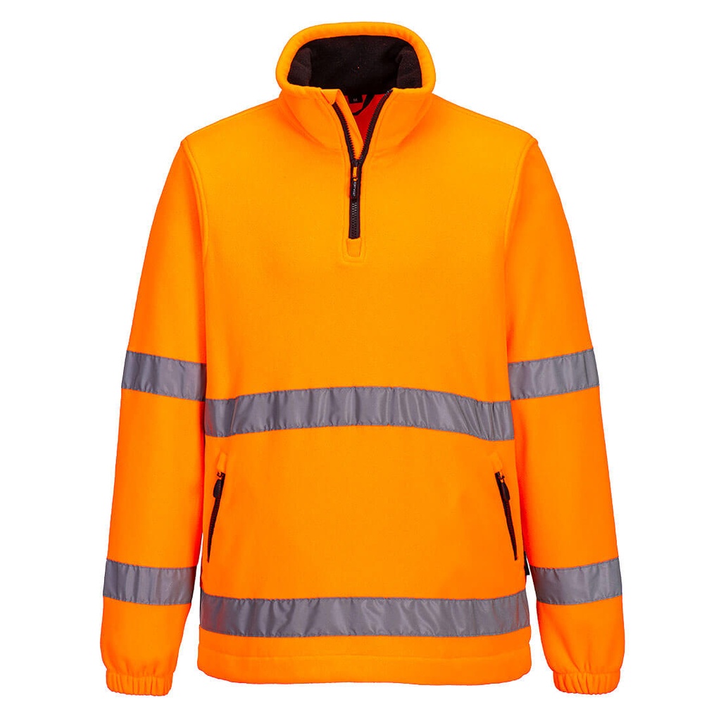F302 - Forro polar Hi-Vis 1/2 Zip