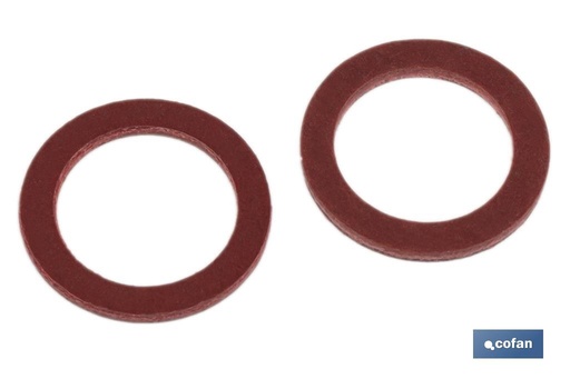 Arandela de Fibra Roja