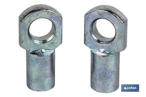 [03402199.2] Accesorio ojal muelle neumático de 8 mm 2 uds
