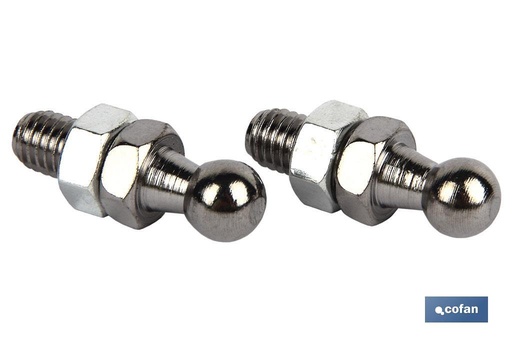 [03402199.4] Accesorio rótula macho muelle neumático 8 mm 2 uds