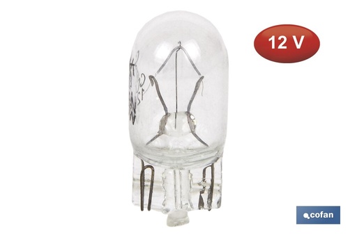 Lámpara sin casquillo W5W 12 V