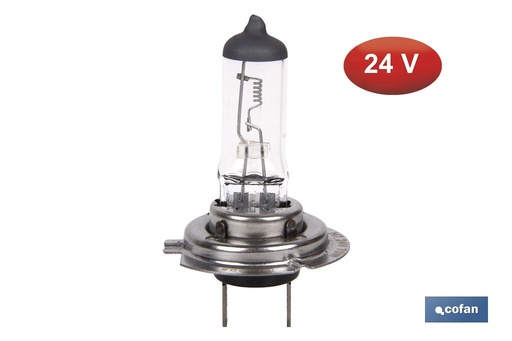 [03502407] Lámpara halógena H7 (Px26d) 24 V 70 W
