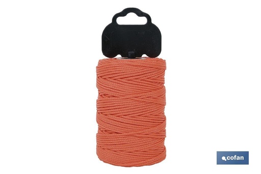 [08101000] Trenza de Polipropileno / 8842 1,5 mm ø Naranja (Blíster)