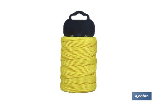 [08101005] Trenza de Polipropileno / 8842 1,5 mm ø Amarillo (Blíster)