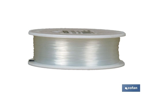 [08101084] Hilo de Sedal Monofilamento de Nylon 100% Blanco