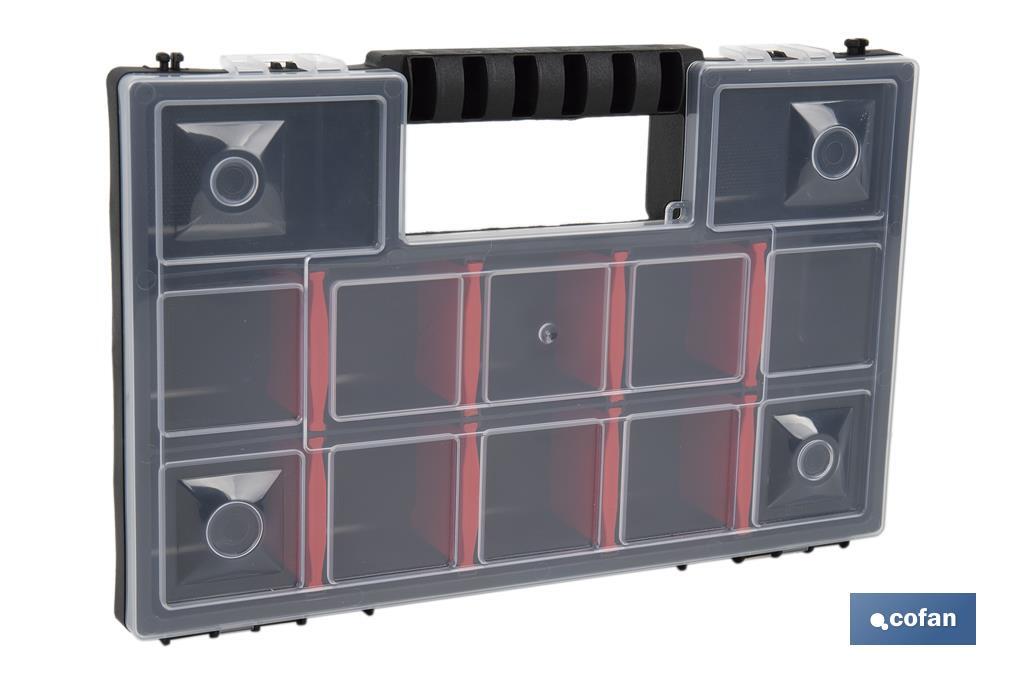 Estuche Organizador con compartimentos para productos pequeños