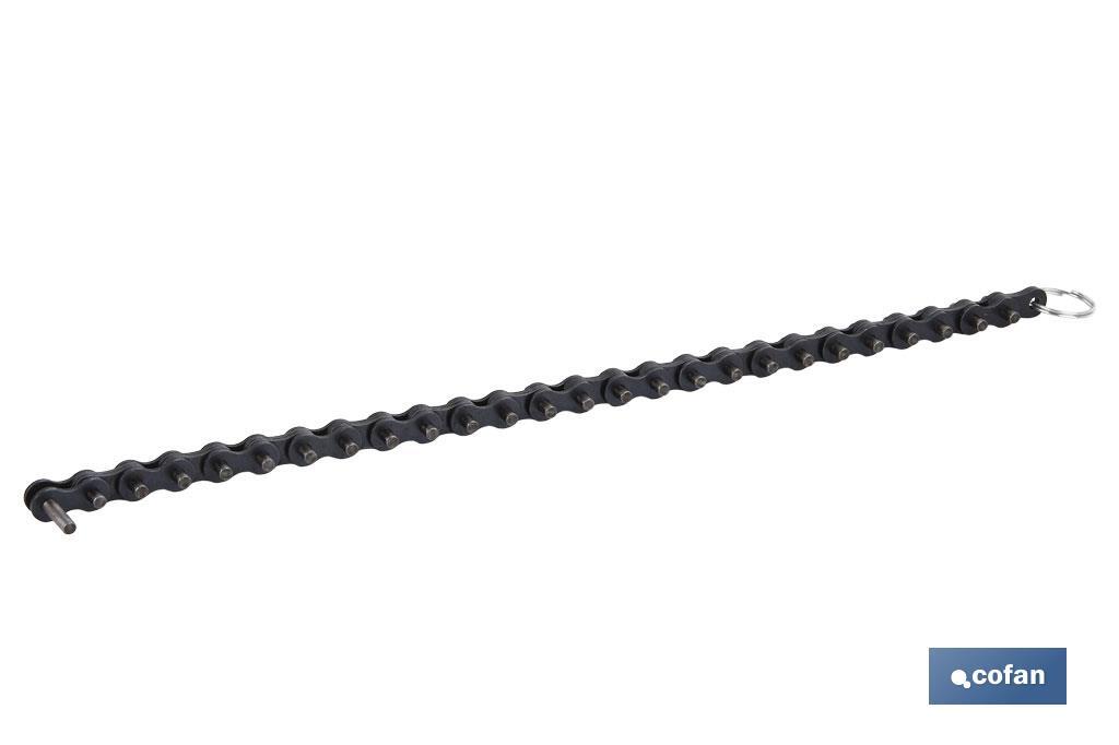 Recambio de cadena reversible