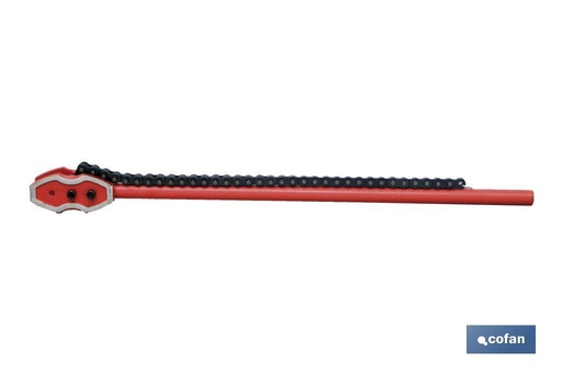 Llave de cadena reforzada reversible