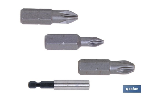 [09594005] Kit de puntas de atornillar y adaptador