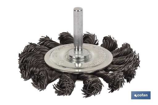 [10250005] Cepillo Alambre Circular Trenzado Acero