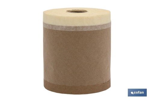 Cinta adhesiva crepé con papel Kraft