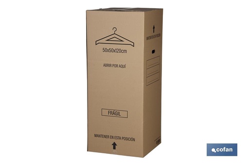 [10392138] Caja armario para mudanzas pack dos uds