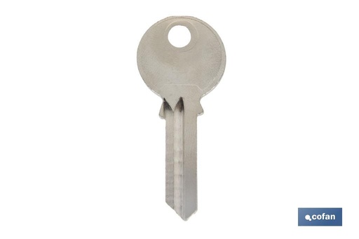 [10403159] Llave en bruto para candado antipalanca Quality Plus Cofan 70-90 mm