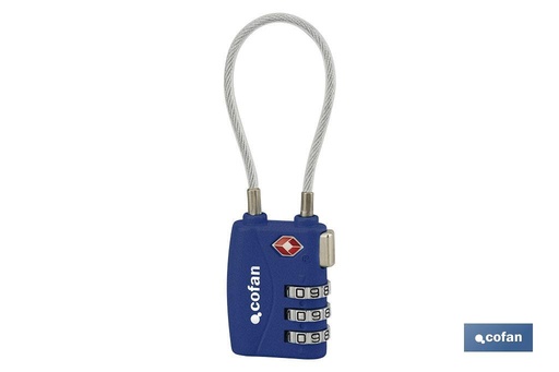 [10403233] Candado Combinación Equipaje con Cable