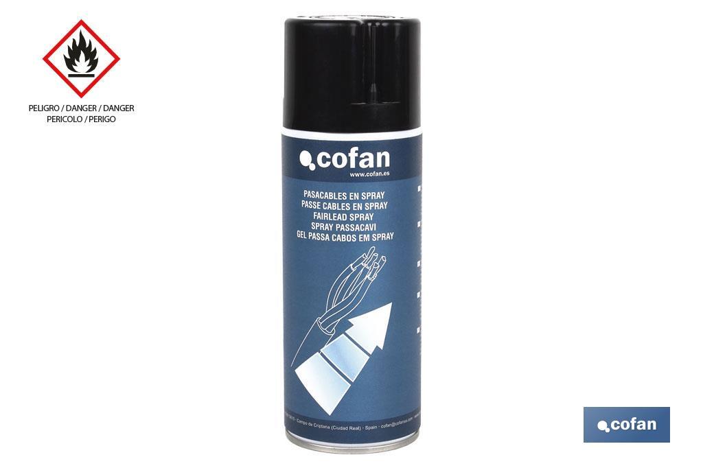 Spray Lubricante de cables eléctricos 400 ml