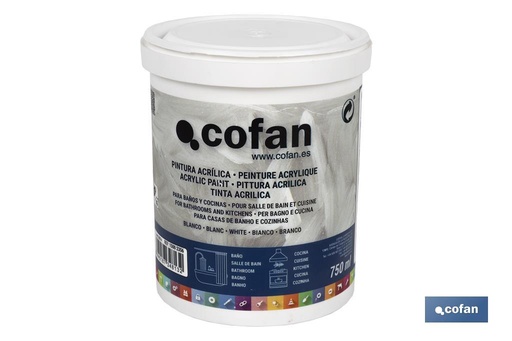 [15002356] Pintura Acrílica para Baño y Cocina