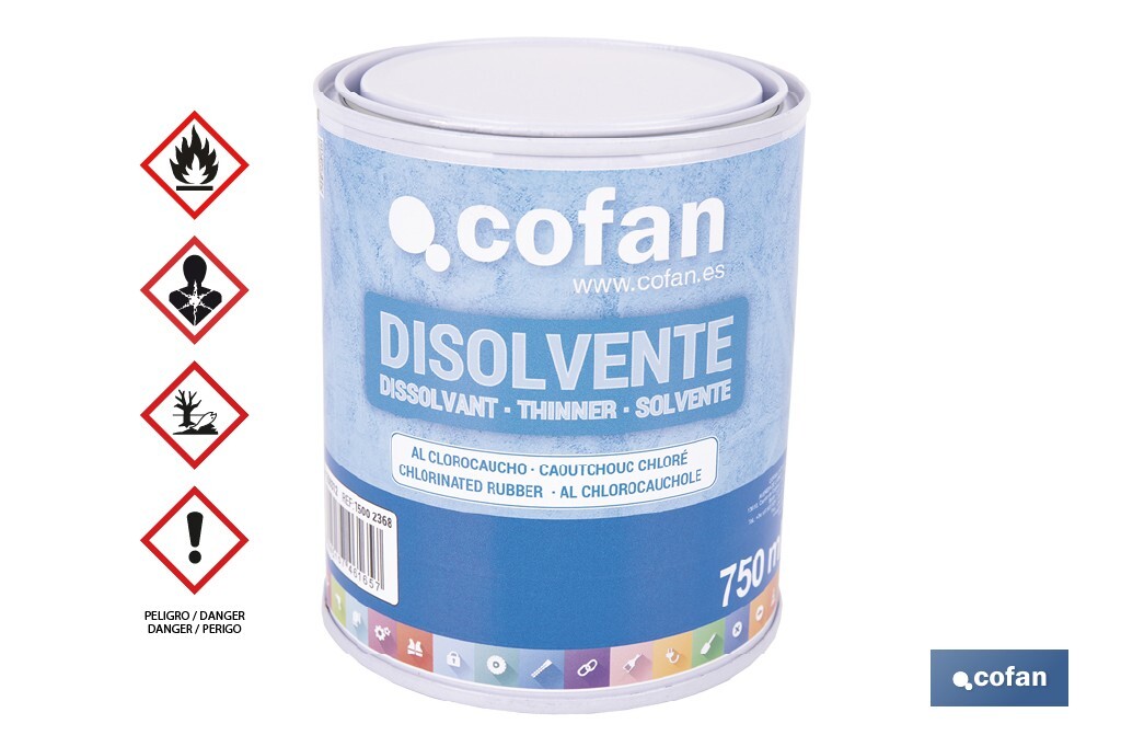 Disolvente clorocaucho