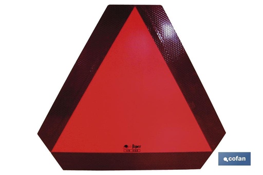 [199006] Placa V-5 Vehículos Lentos