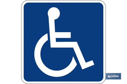 [199016] Placa de minusválidos V-15