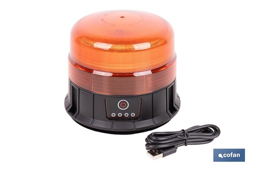 Luz emergencia rotativa 360°