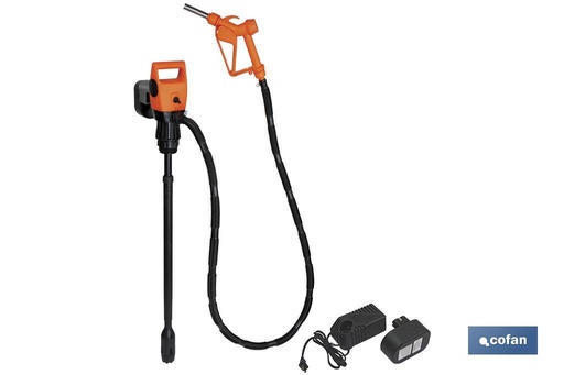 [31001103] Bomba Eléctrica + Pistola Bidón (Batería Recargable)