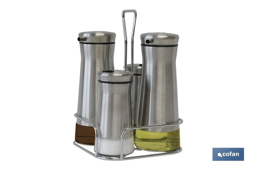 [41001743] Set de aceiteras de 4 piezas Moddelo Picual
