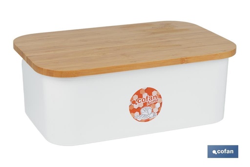 Panera con tapa de bambú