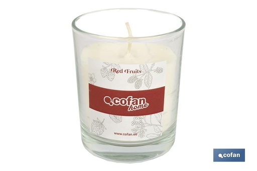 Vela aromática de cera vegetal