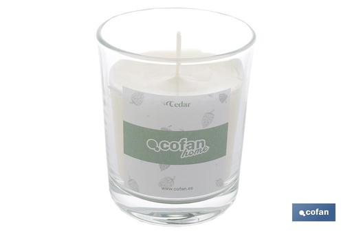 [41003346-U] Vela aromática de cera vegetal