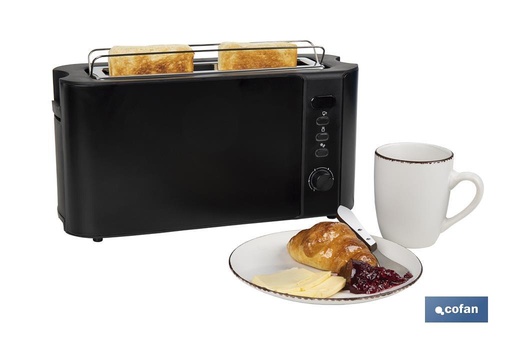 [41004148] Tostador una ranura Modelo Centeno Negro Mate