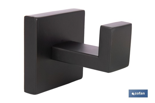 [43000064] Percha negra mate