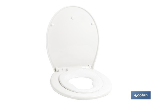 [43001050] Tapa de WC familiar oval
