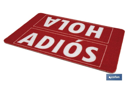 [44005004] Felpudo entrada casa Saludos