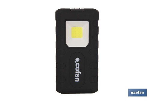 [50003105] Linterna Magnética Led I Tamaño de bolsillo I Resistente al agua y a impactos I 3W I 150 Lm