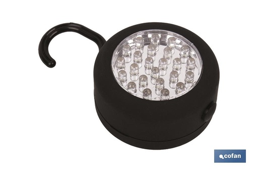 [50003141] Lámpara 24 led Redonda Imán/Gancho
