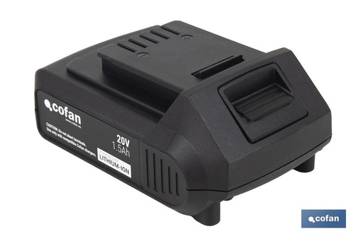 [50003241] Batería de litio Li-ion de 20 V y 1.5 Ah