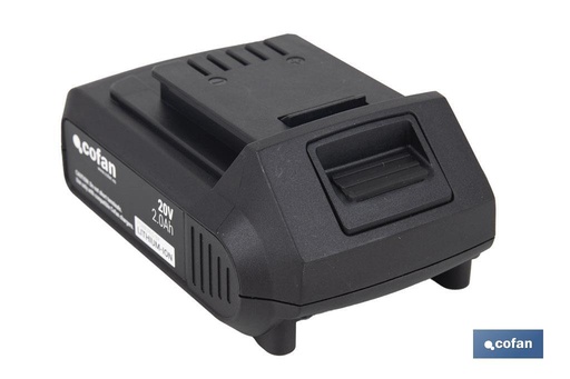 [50003242] Batería de litio Li-ion de 20V y 2.0 Ah