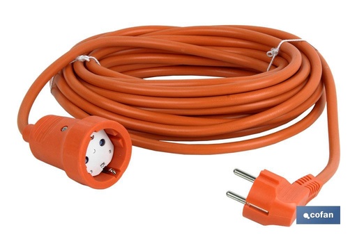 Prolongador de cable bipolar IP 44
