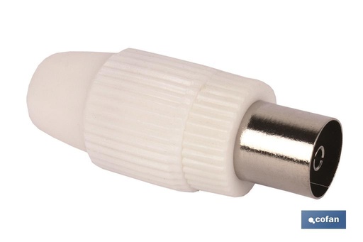 [51001046] Conector de Antena TV Recto