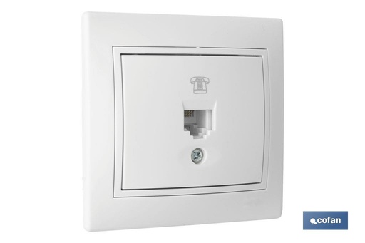 [51001208] Base para Teléfono RJ11 de empotrar