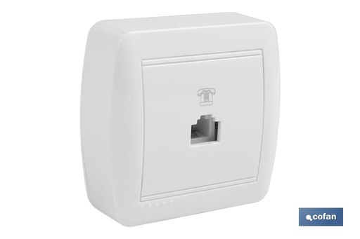 [51001218] Base para Teléfono RJ11 de superficie