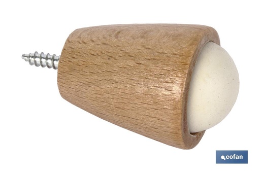 [61001341A-U] Tope puerta madera