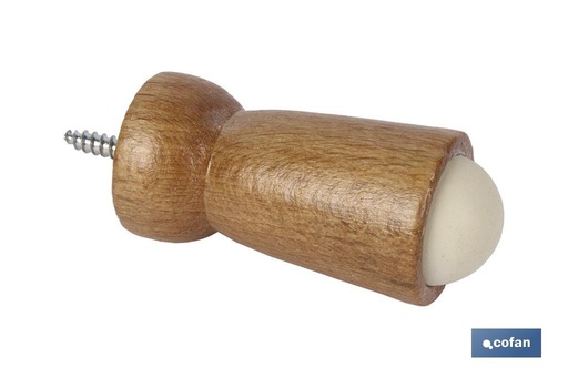 [61001342A-U] Tope Puerta madera 60mm